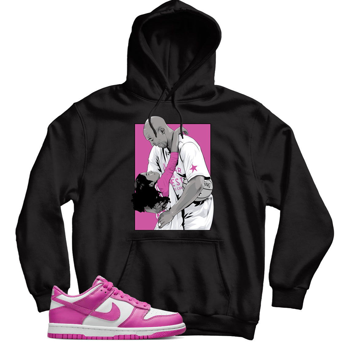 Dunk Low Active Fuchsia hoodie