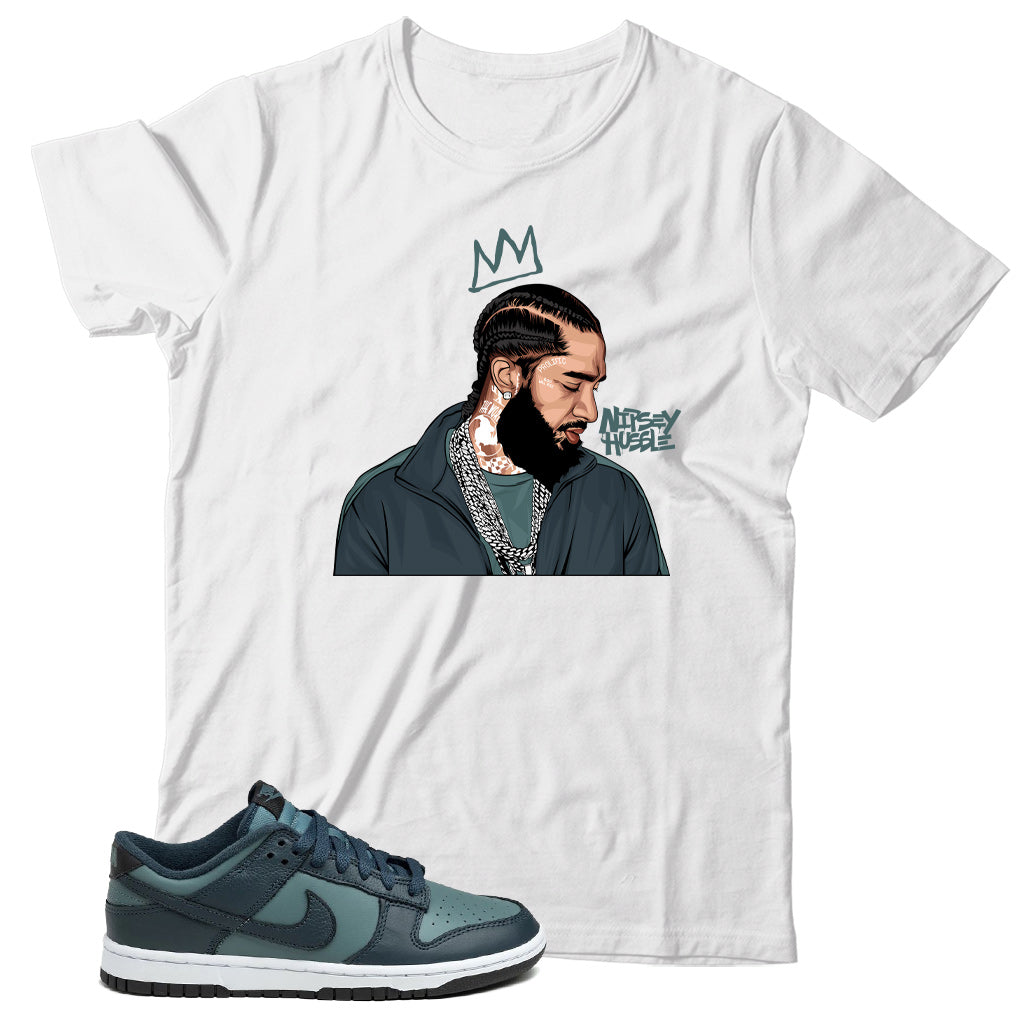 Dunk Low Navy Teal shirt