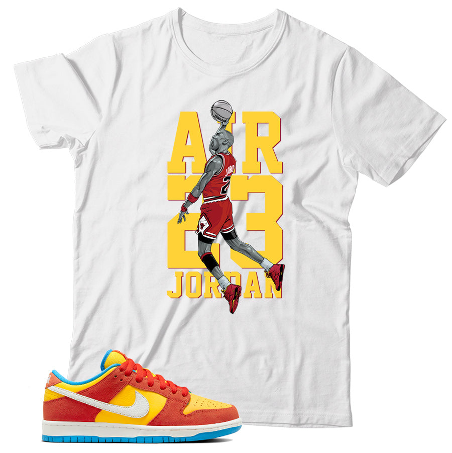 Dunk Low Bart Simpson shirt