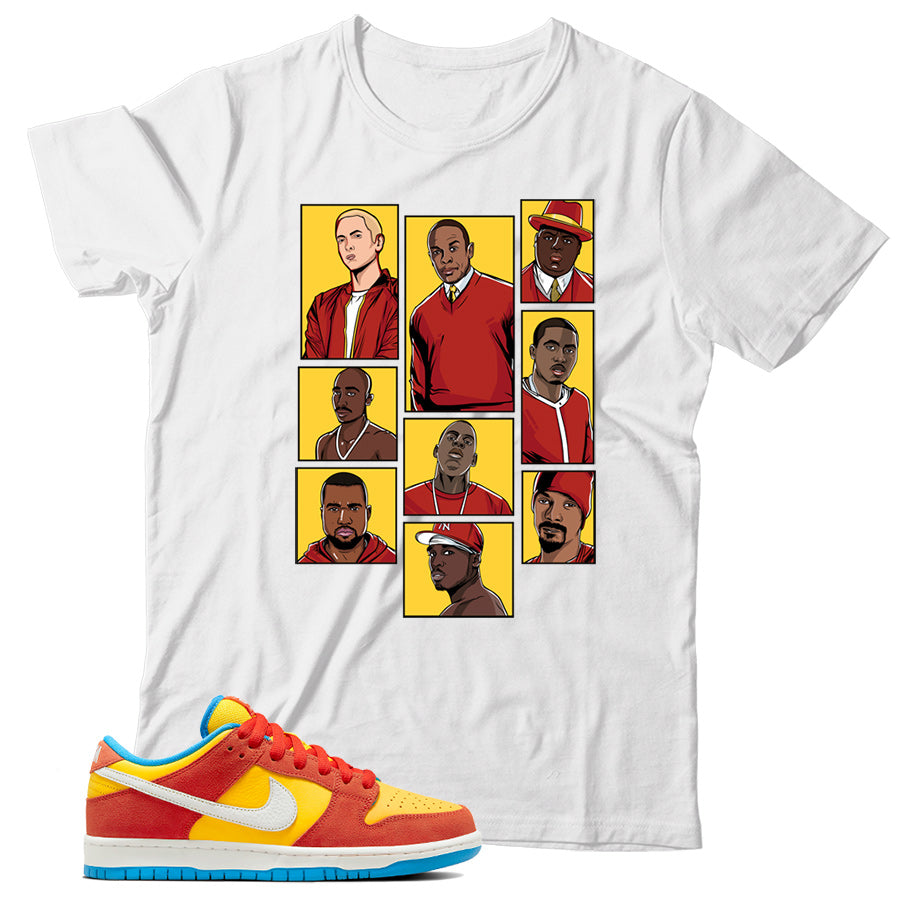 Dunk Low Bart Simpson shirt