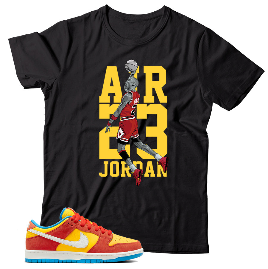 Dunk Low Bart Simpson shirt