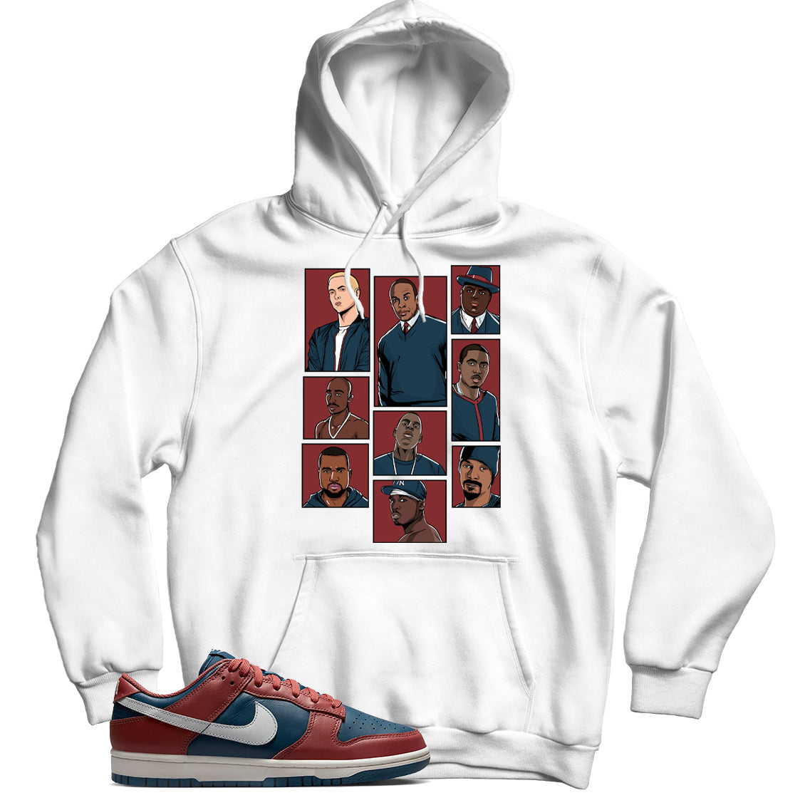 Dunk Low Canyon Rust hoodie