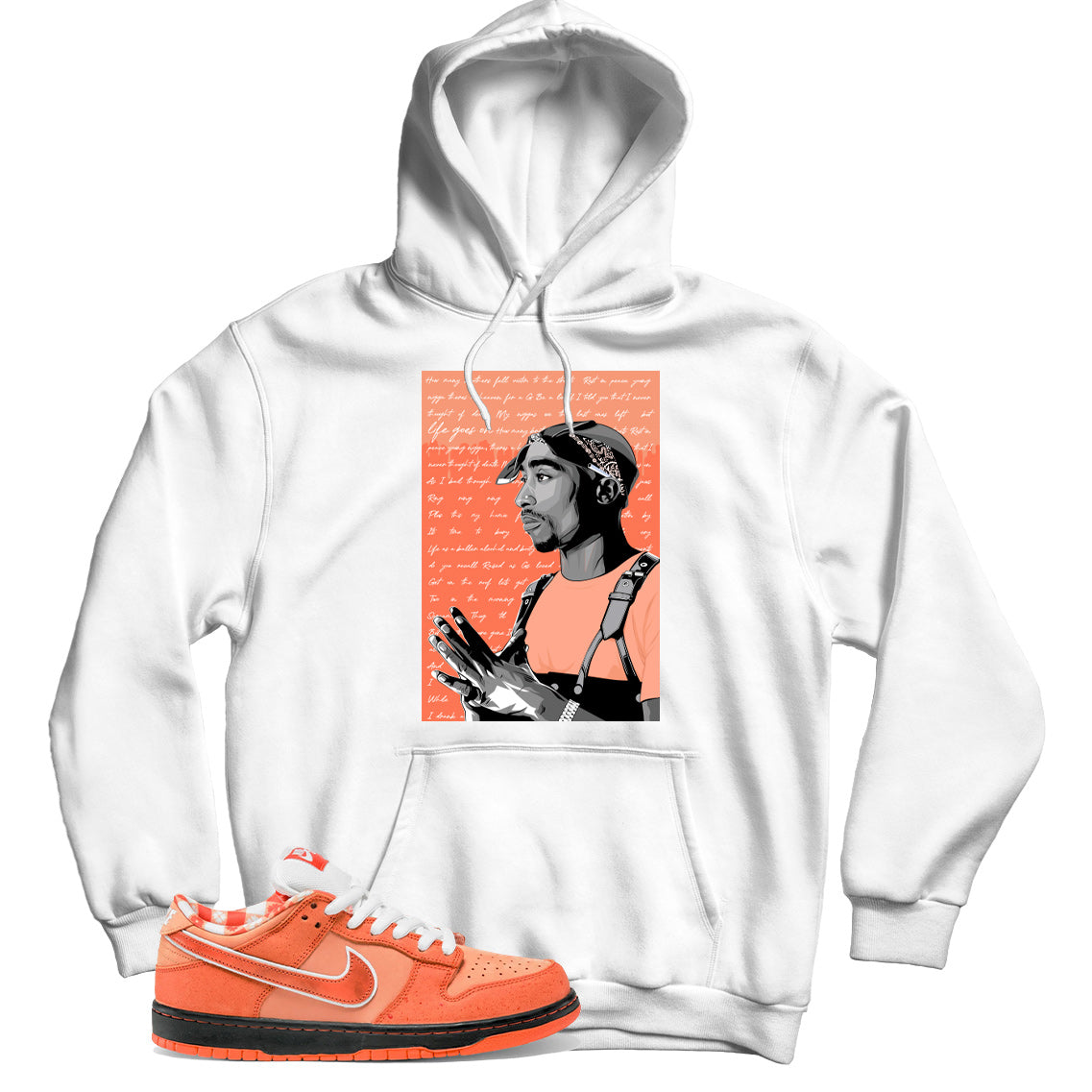 Dunk Low Concepts Orange Lobster hoodie