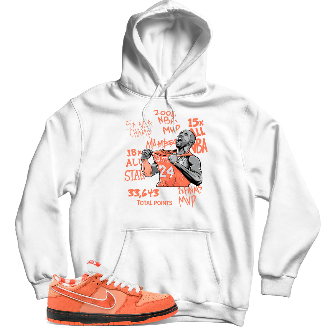 Dunk Low Concepts Orange Lobster hoodie