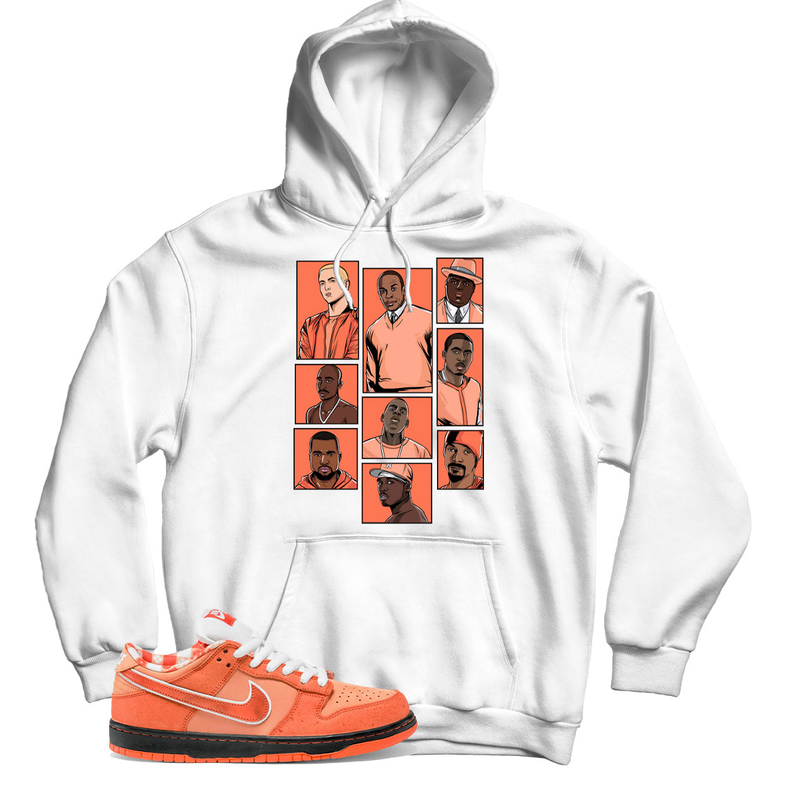 Dunk Low Concepts Orange Lobster hoodie