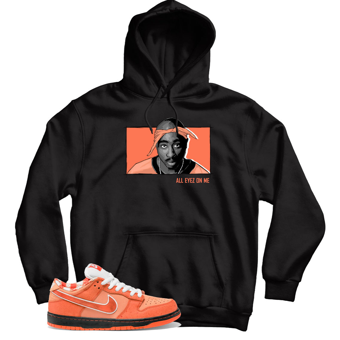 Dunk Low Concepts Orange Lobster hoodie