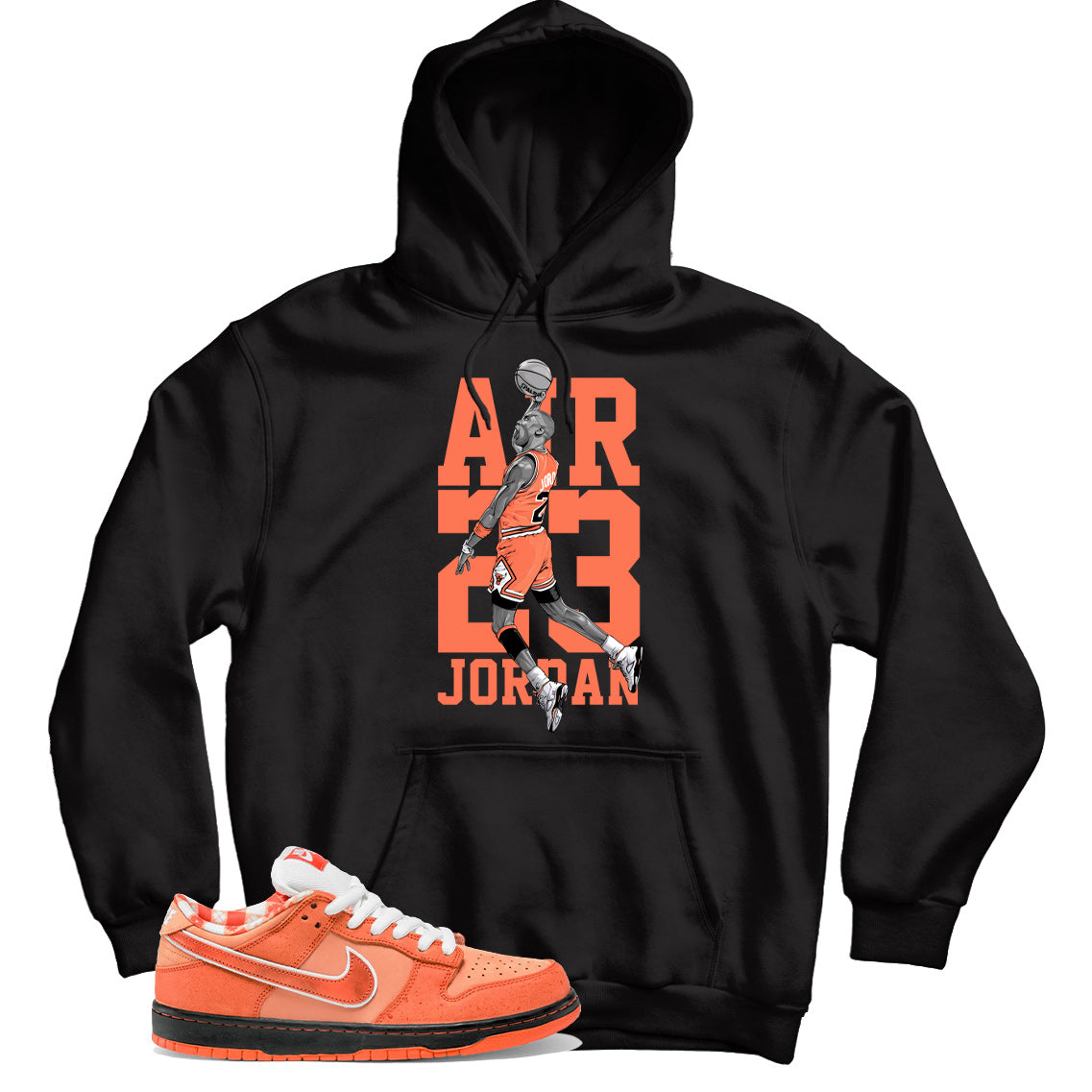 Dunk Low Concepts Orange Lobster hoodie