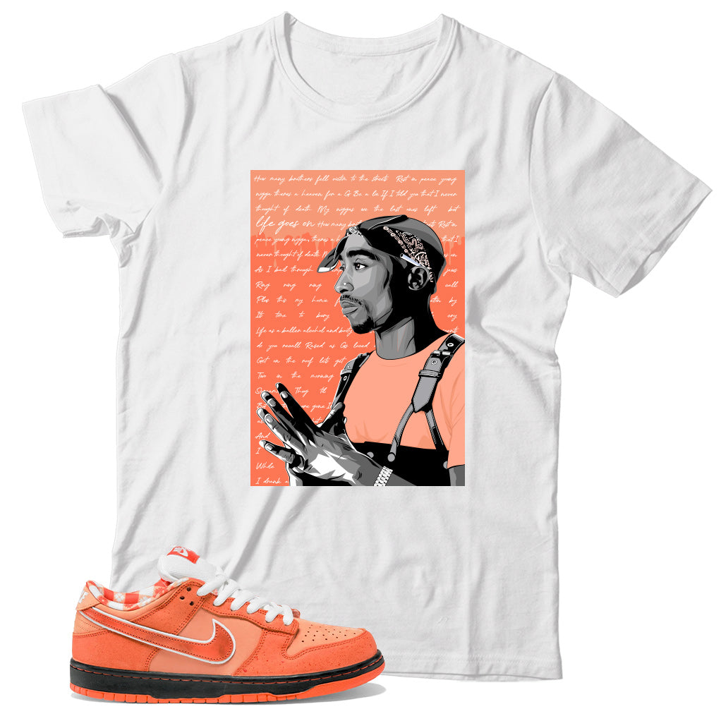 Dunk Low Concepts Orange Lobster shirt