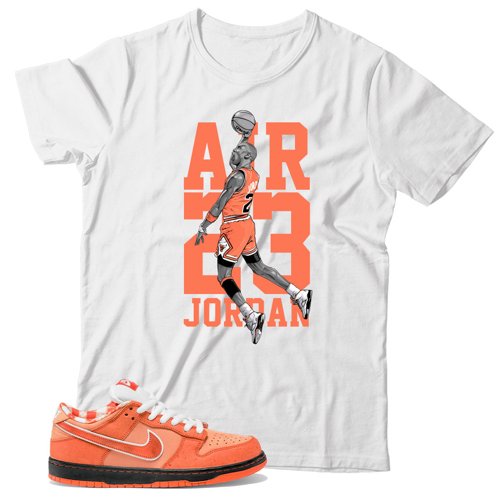 Dunk Low Concepts Orange Lobster shirt