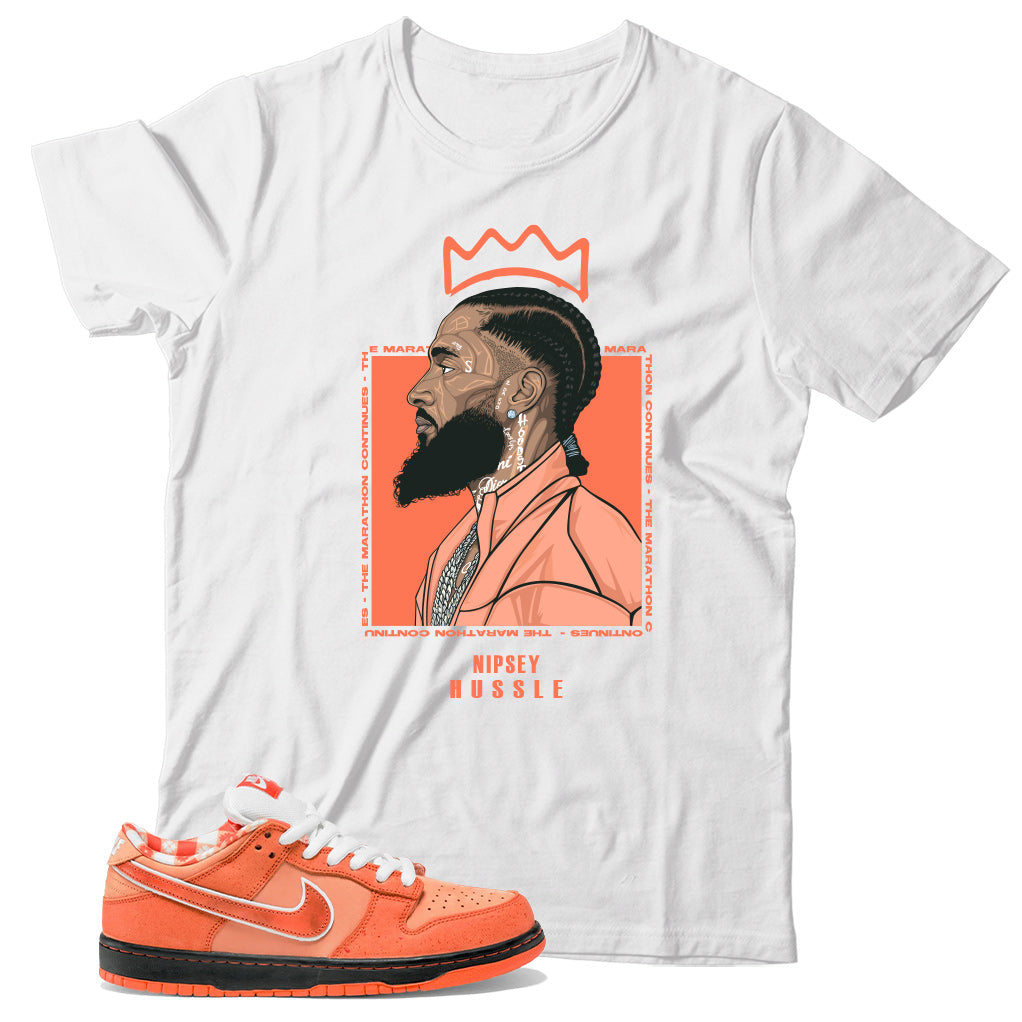 Dunk Low Concepts Orange shirt