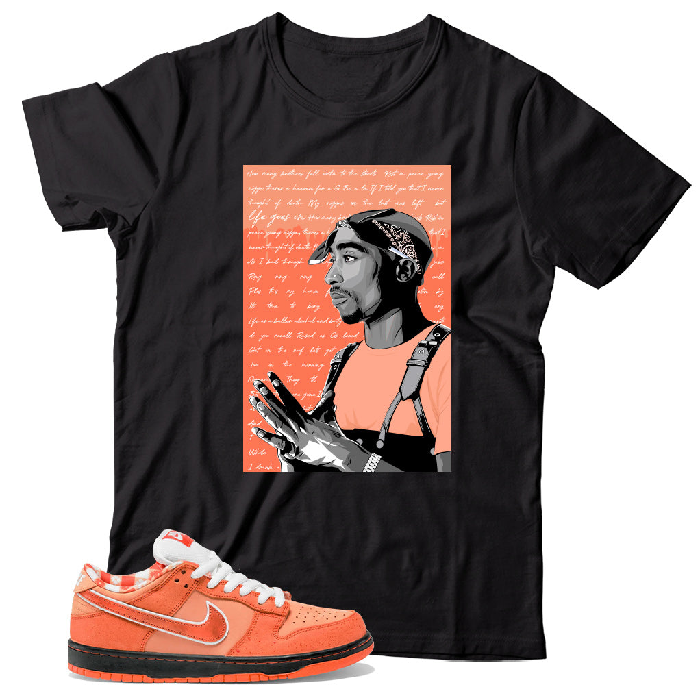 Dunk Low Concepts Orange Lobster shirt