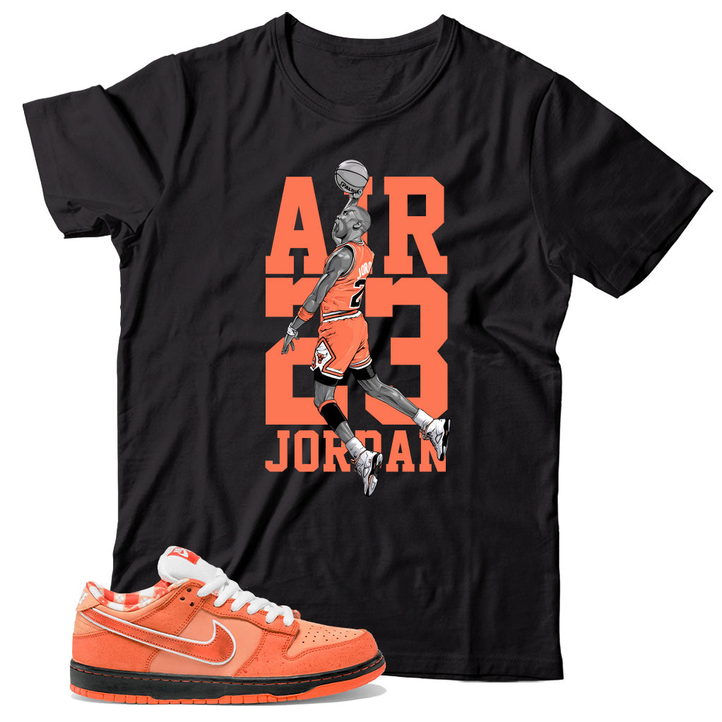 Dunk Low Concepts Orange Lobster shirt