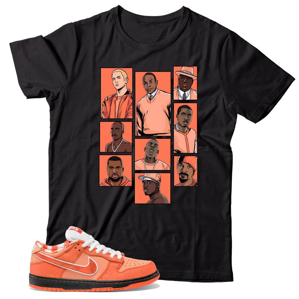 Dunk Low Concepts Orange Lobster shirt