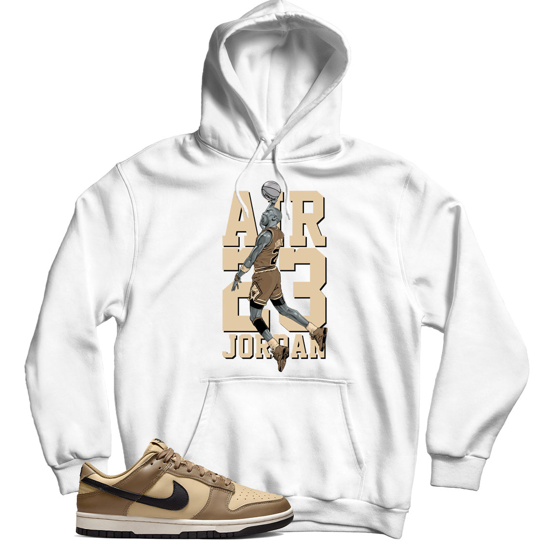 Dark Driftwood Dunks hoodie