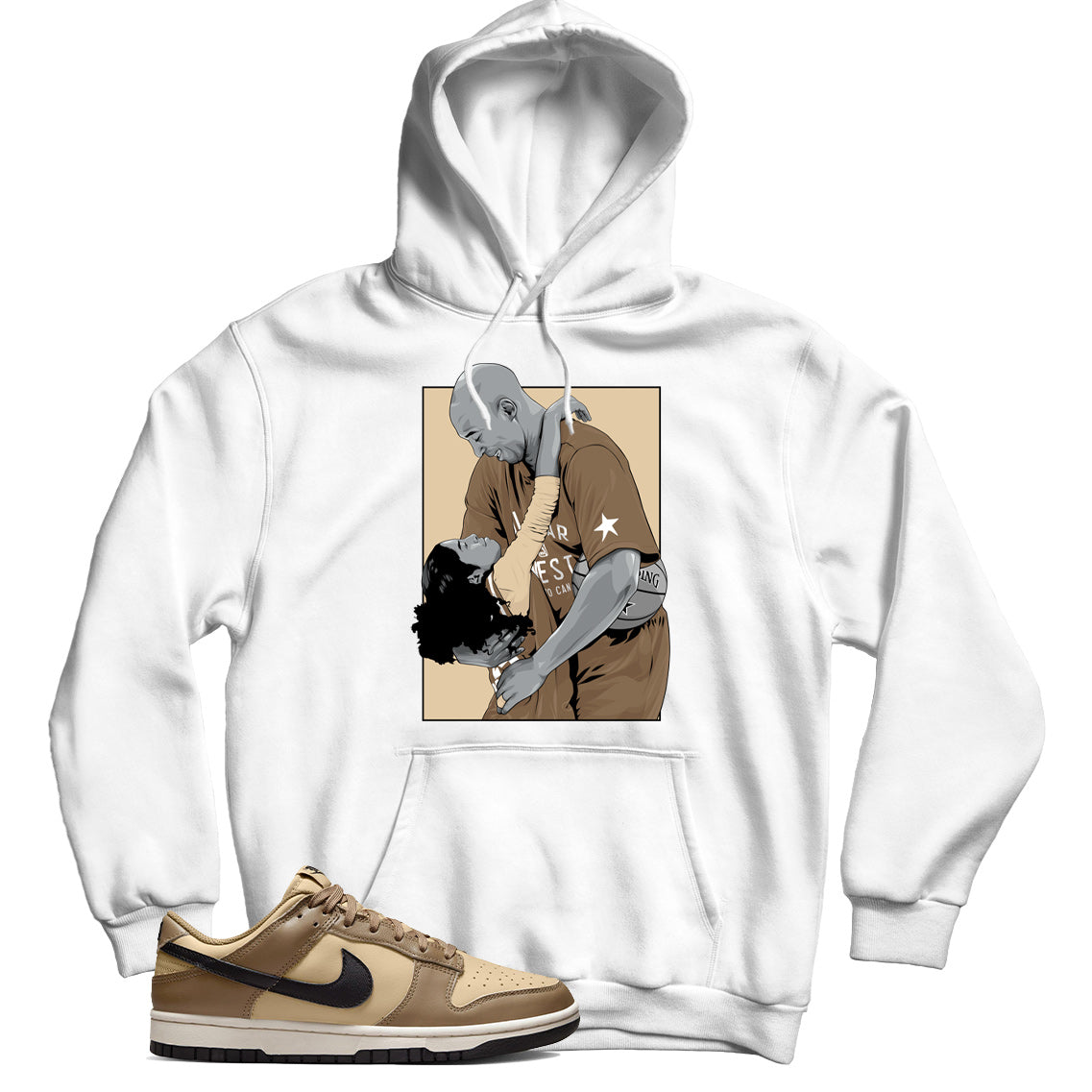 Dark Driftwood Dunks hoodie