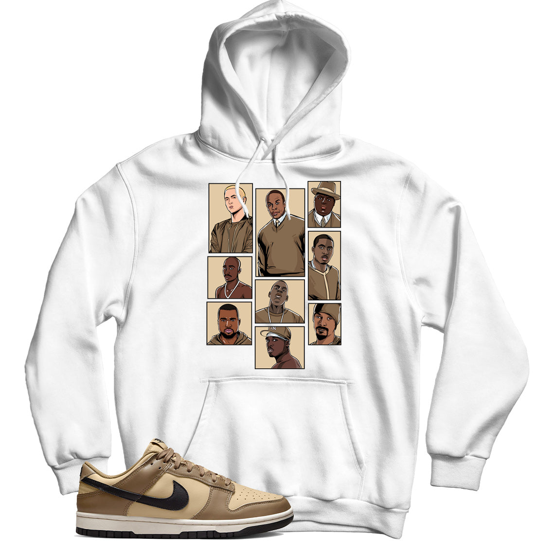 Dark Driftwood Dunks hoodie