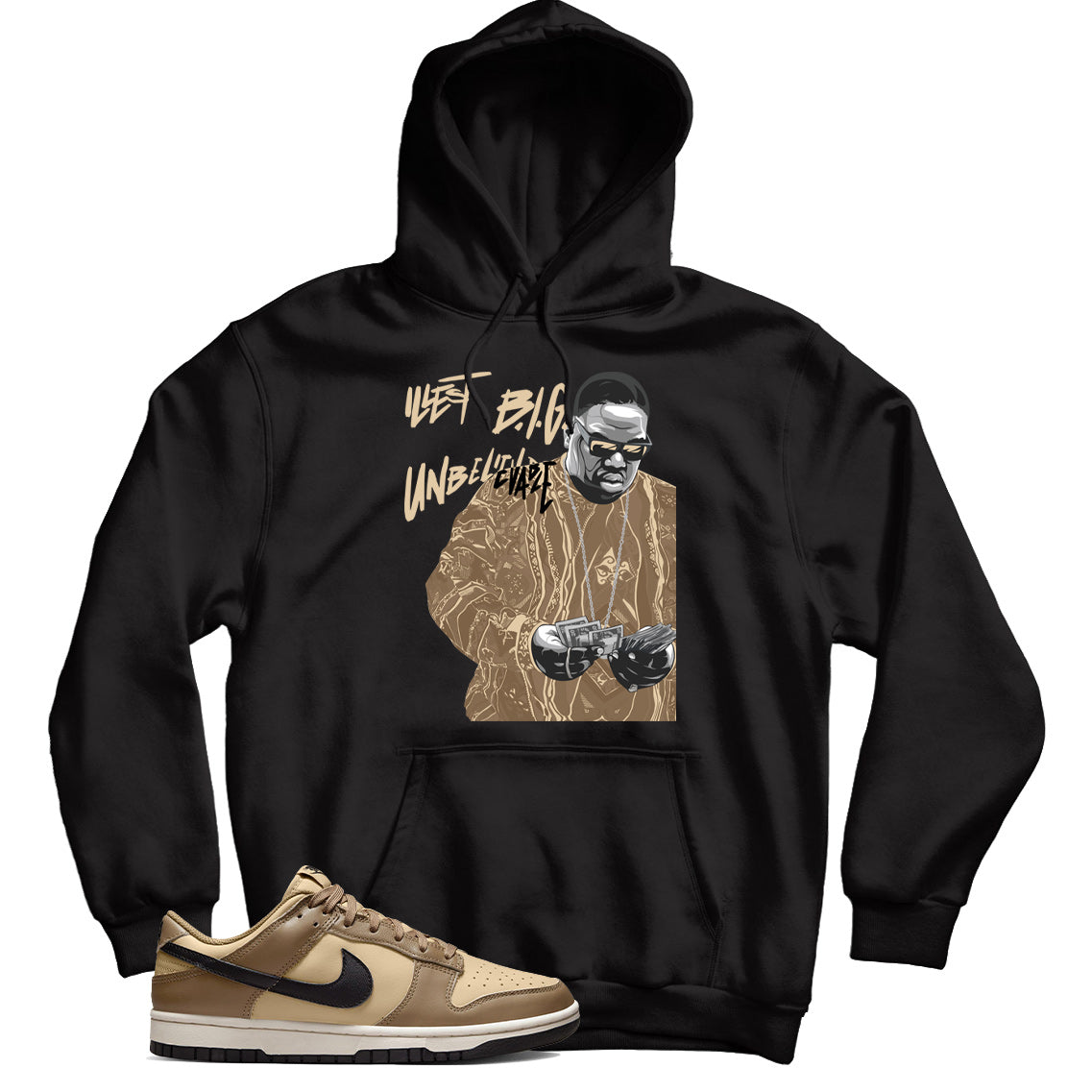 Dark Driftwood dunks hoodie