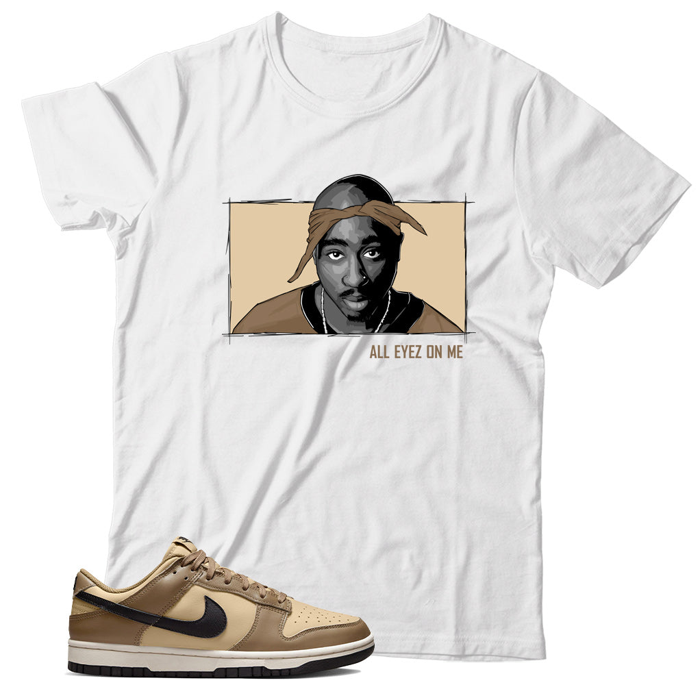 Dark Driftwood dunks shirt