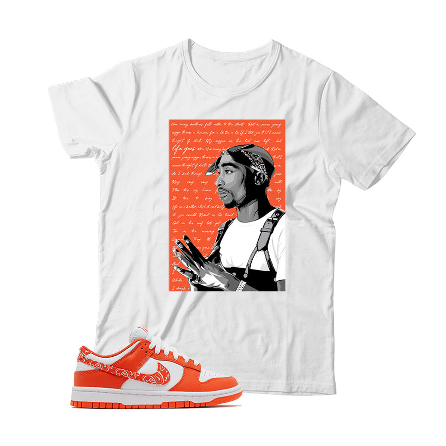 Dunk Low Paisley Orange shirt