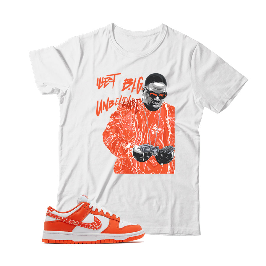 Dunk Low Essential Orange shirt