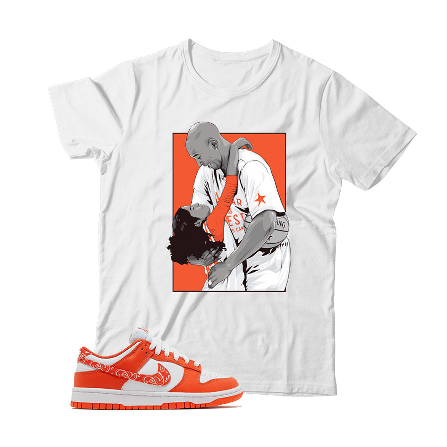 Dunk Low Paisley Orange shirt