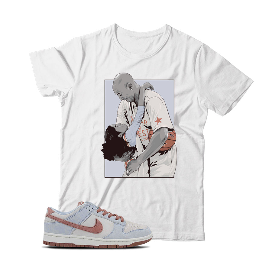 Dunk Low Fossil Rose shirt