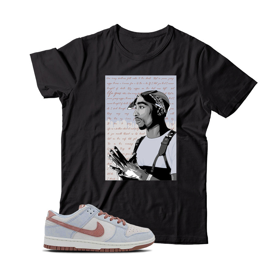 Dunk Low Fossil Rose shirt