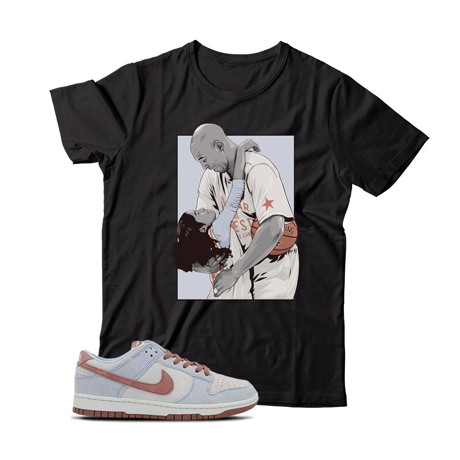 Dunk Low Fossil Rose shirt