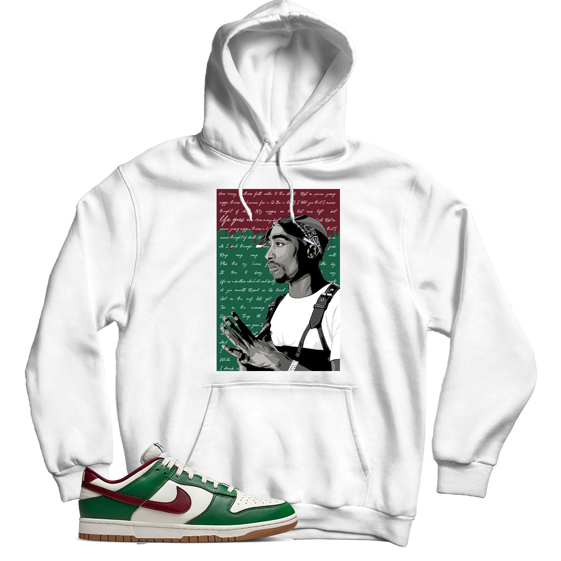 Dunk Low Gorge Green hoodie