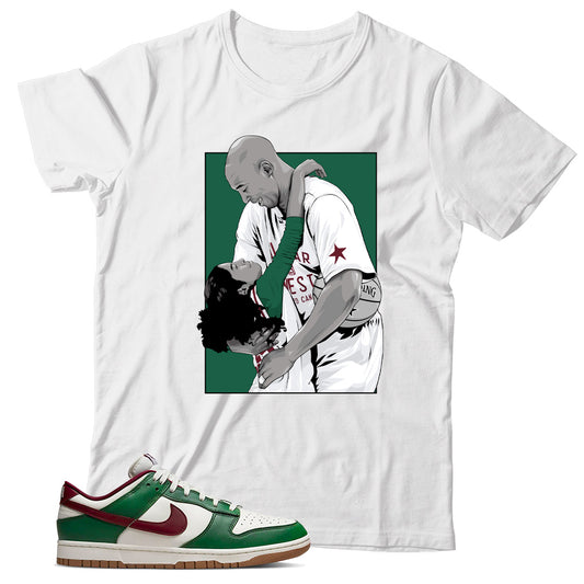 Dunk Low Gorge Green shirt