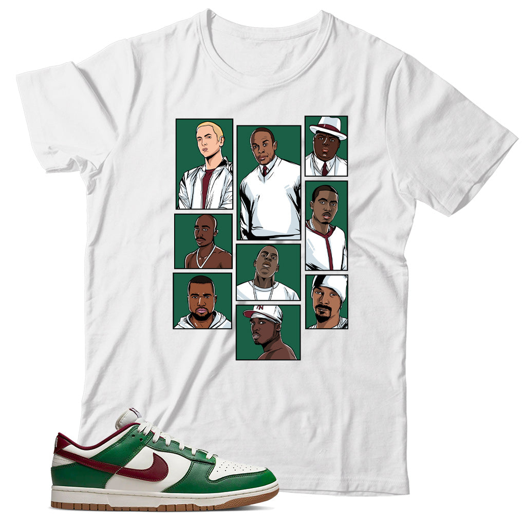 Dunk Low Gorge Green shirt