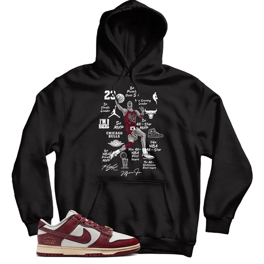 Hoodie Match Dunk Low Just Do It Sail Team Red
