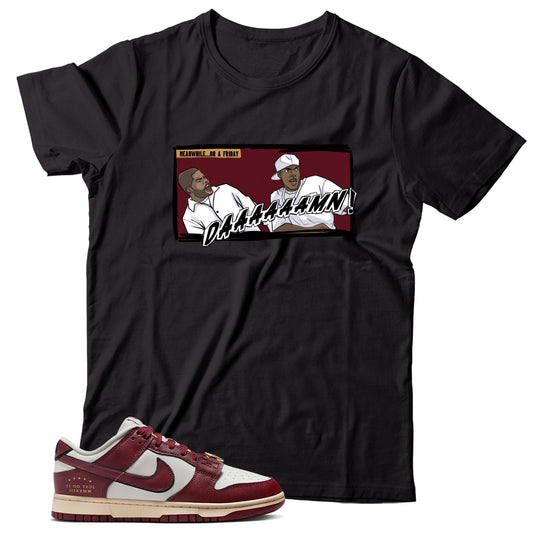 Dunk Low Just Do It Sail Team Red t shirt