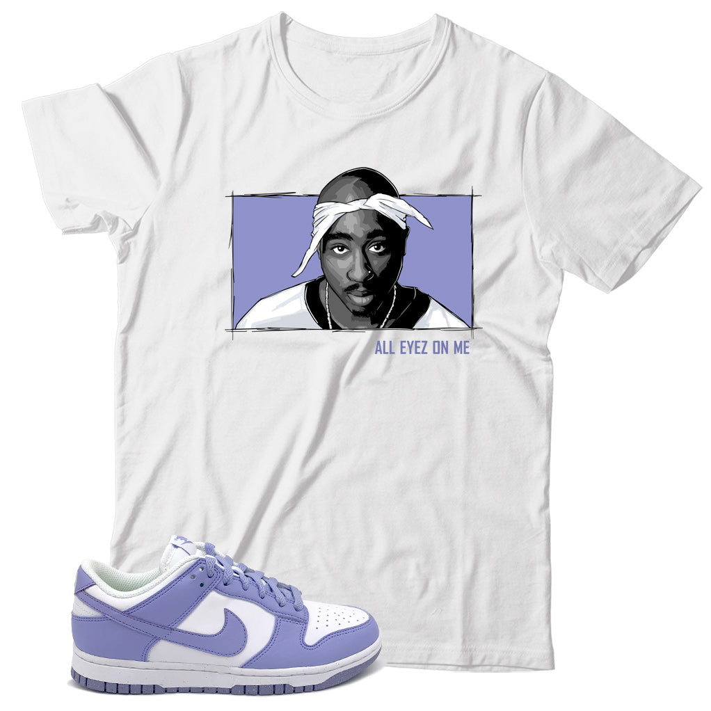 Dunk Low Lilac shirt