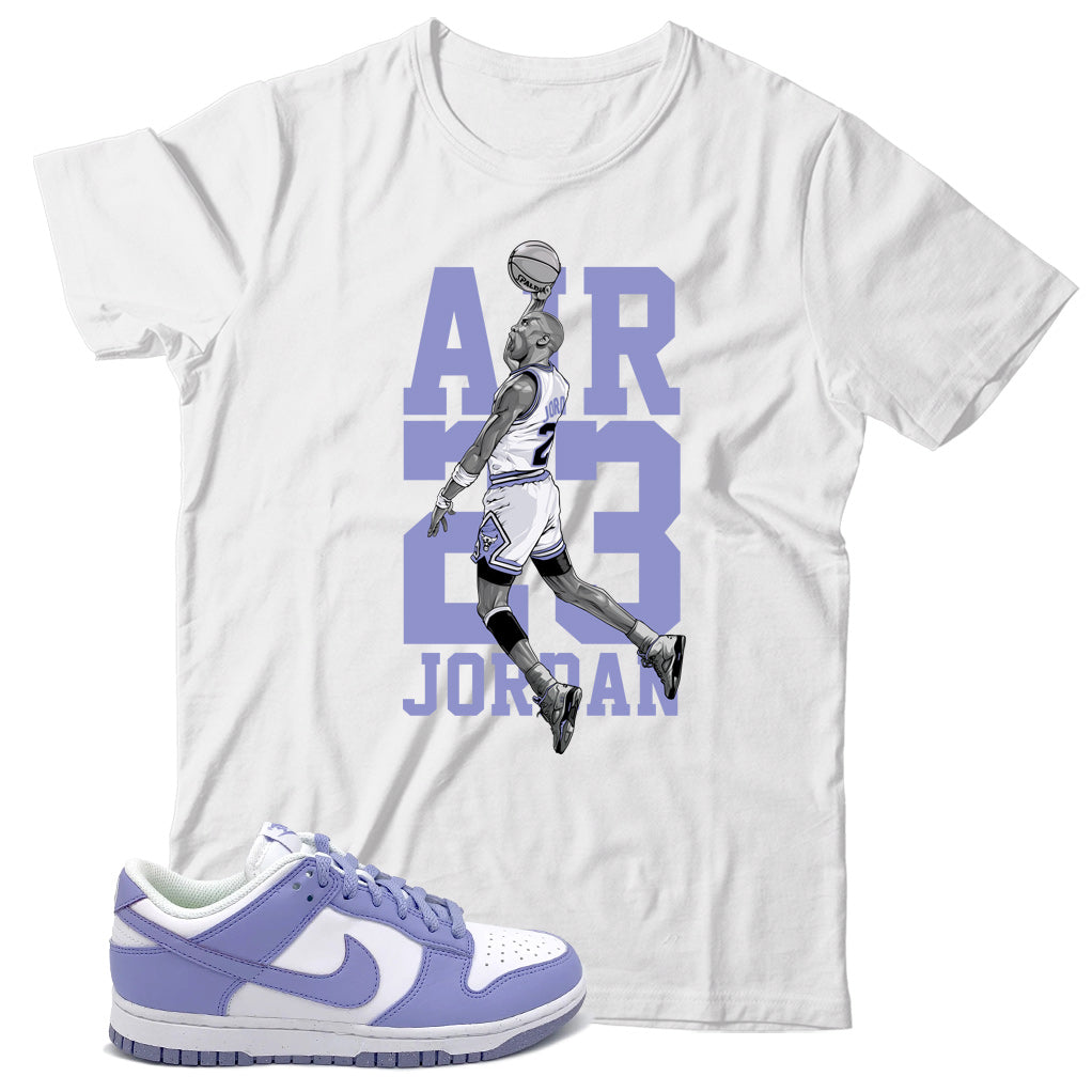 Dunk Low Lilac shirt