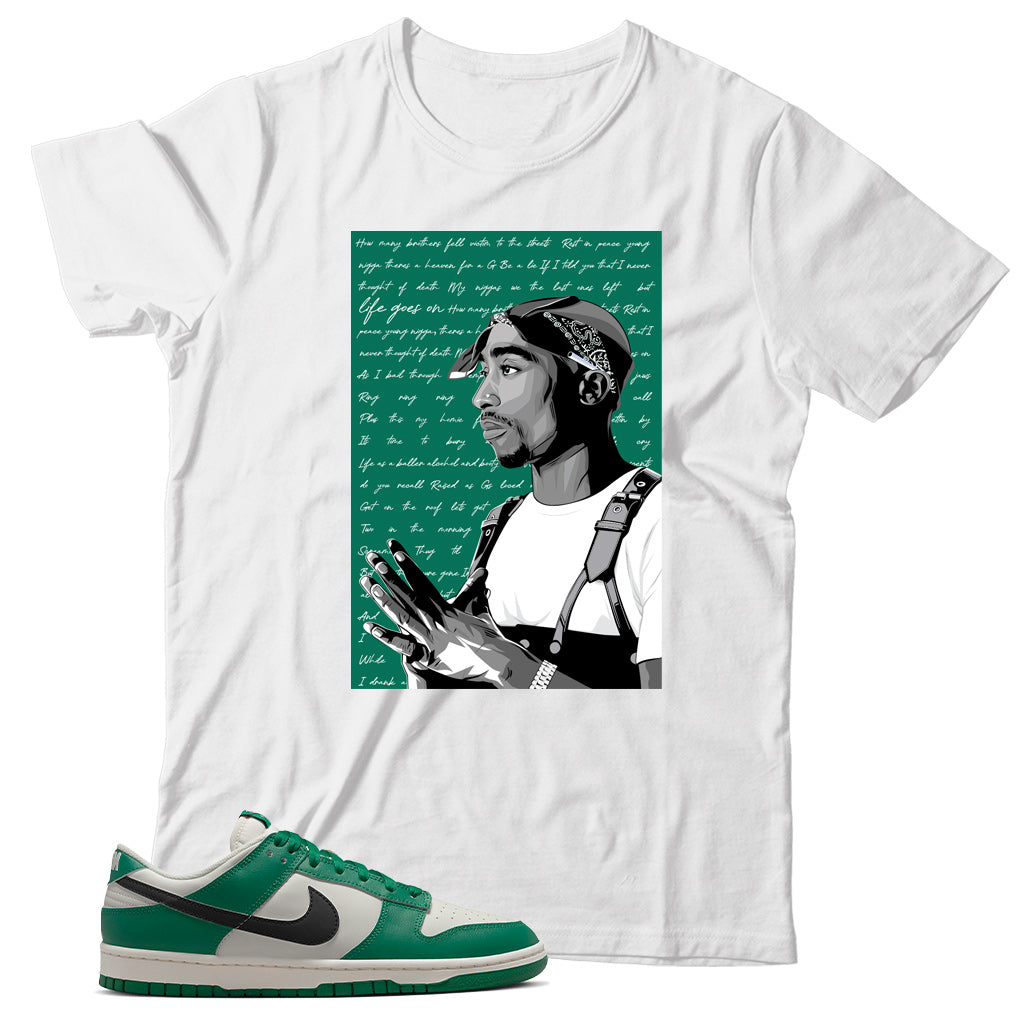 Nike Dunk Low Malachite Green shirt