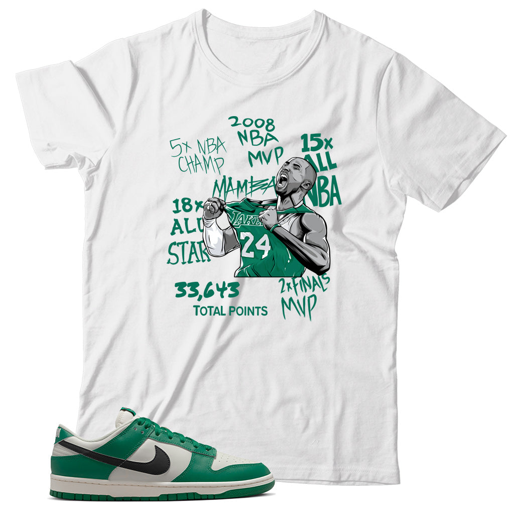 Dunk Low Malachite Green shirt