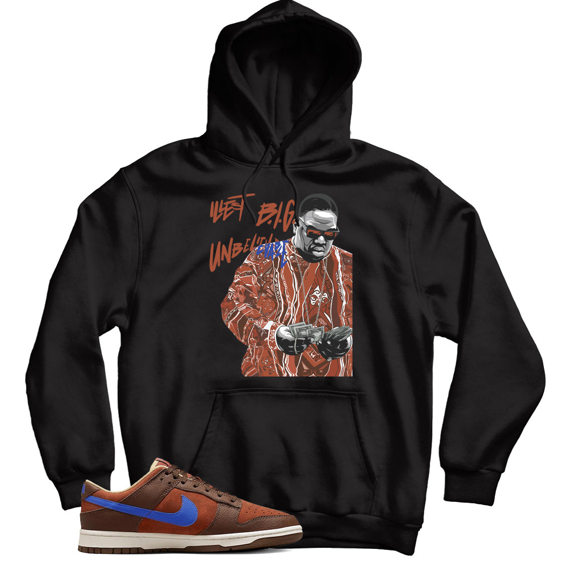 Biggie Hoodie Match Nike Dunk Low Mars Stone Shirt Match Kicks