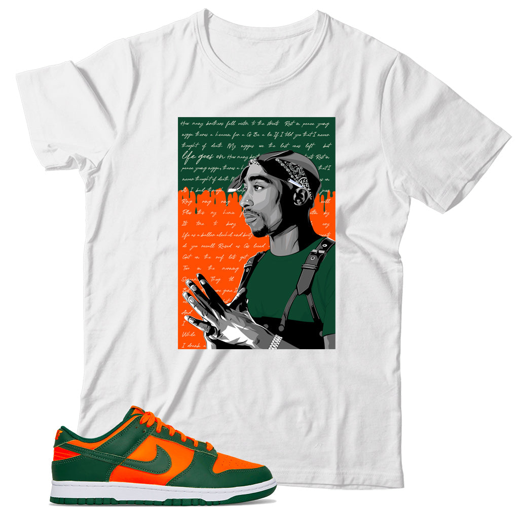 Dunk Low Miami Hurricanes shirt