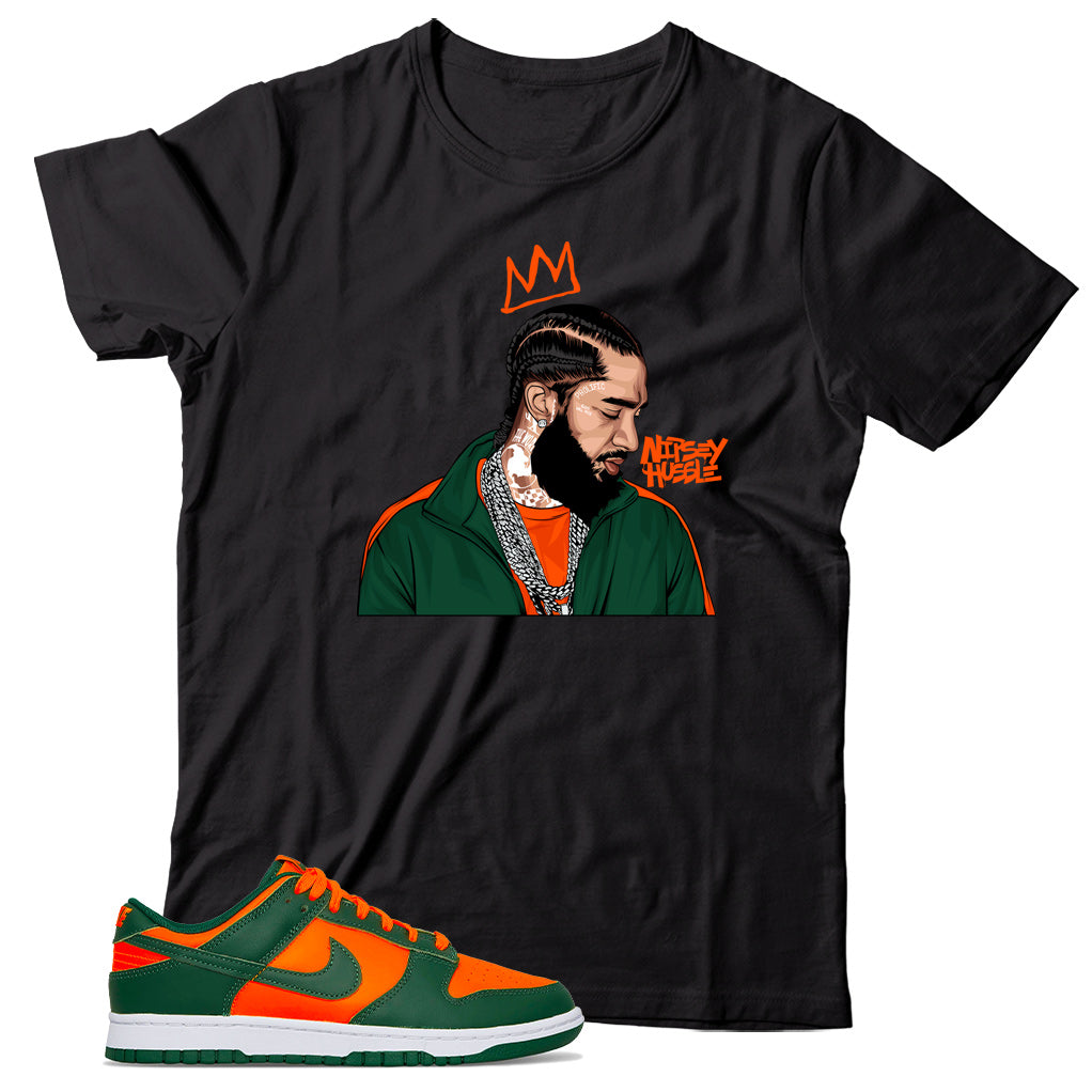 Dunk Low Miami Hurricanes shirt