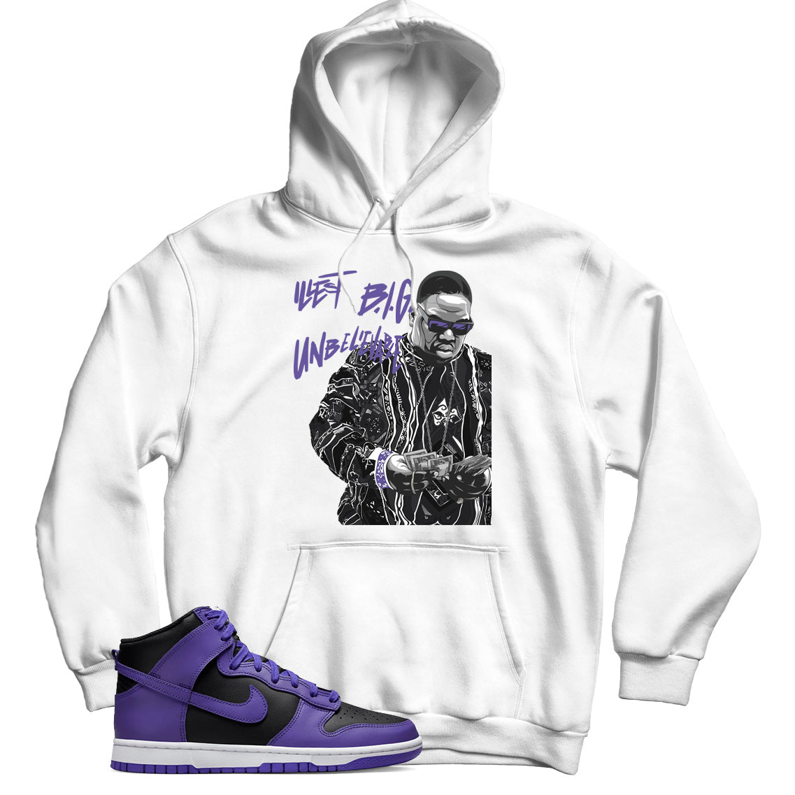 Dunk High Psychic Purple hoodie