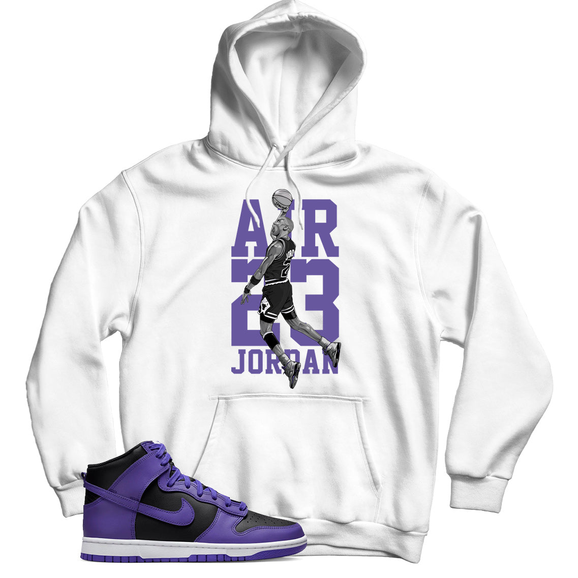 Dunk High Psychic Purple hoodie