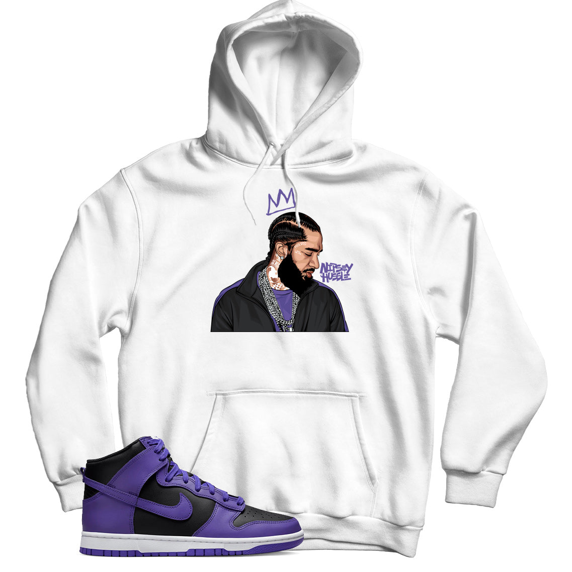 Dunk High Psychic Purple hoodie