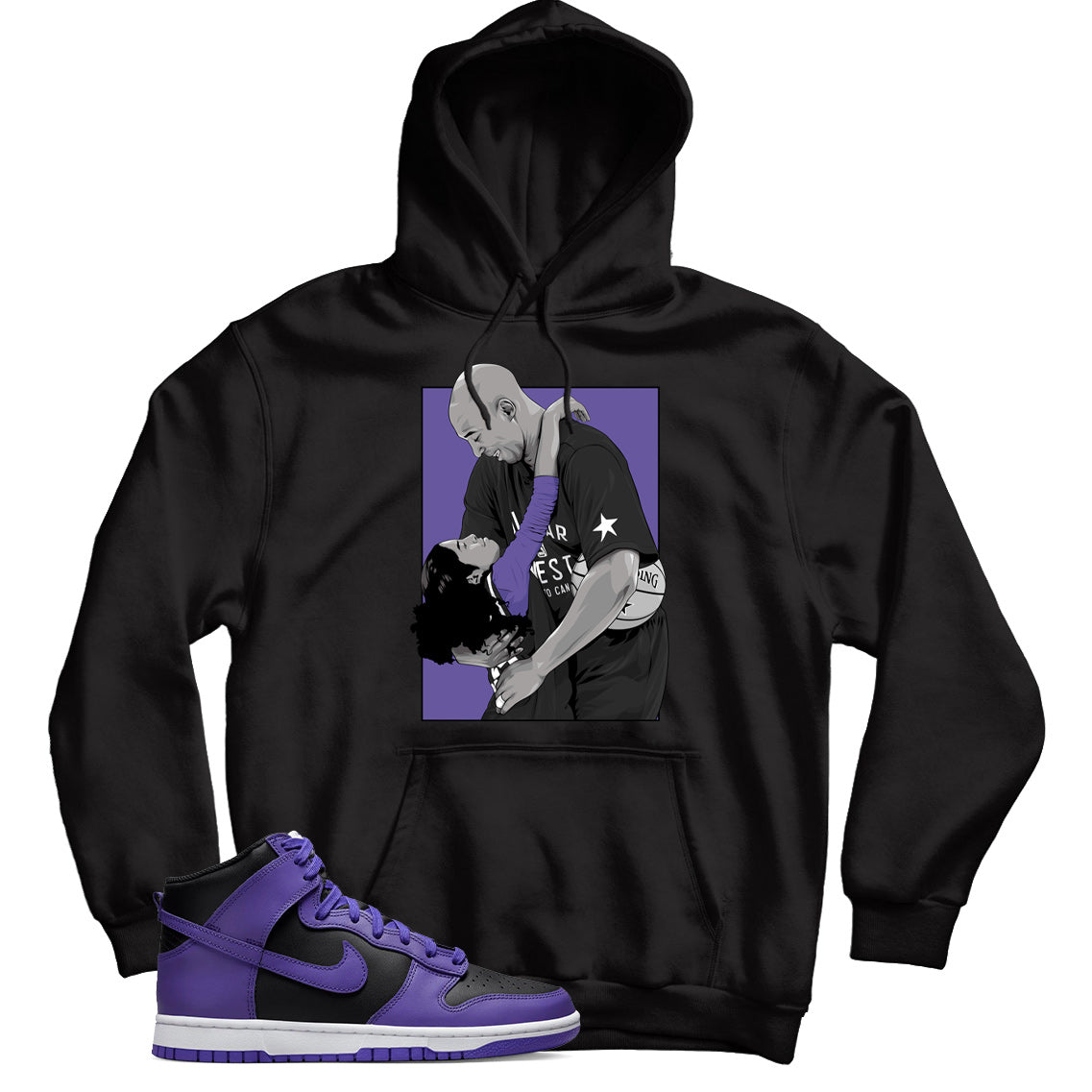 Dunk High Psychic Purple hoodie