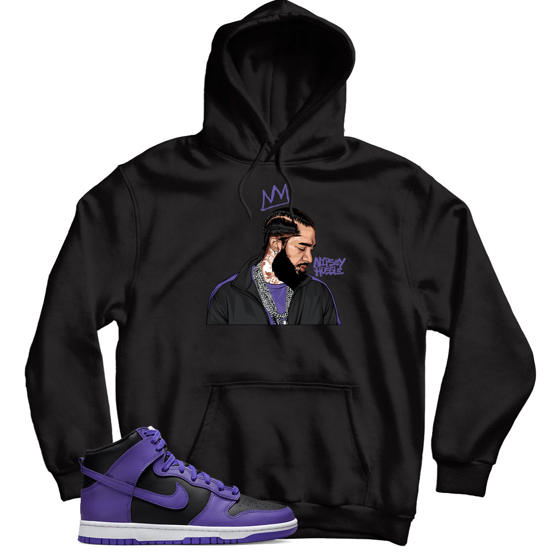 Dunk High Psychic Purple hoodie