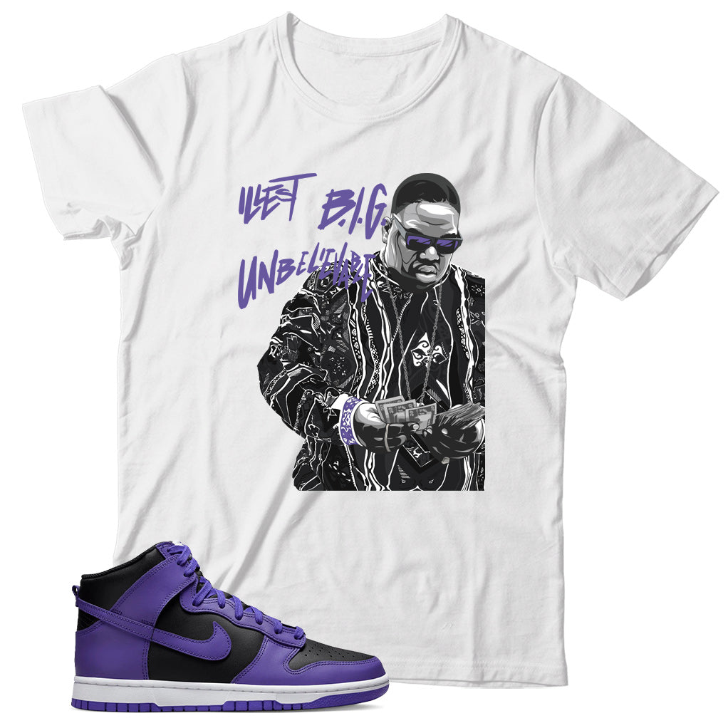 Dunk High Psychic Purple shirt