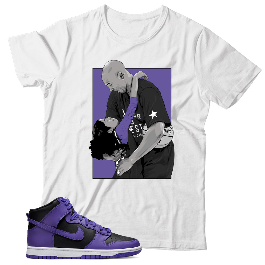 Dunk High Psychic Purple t shirt