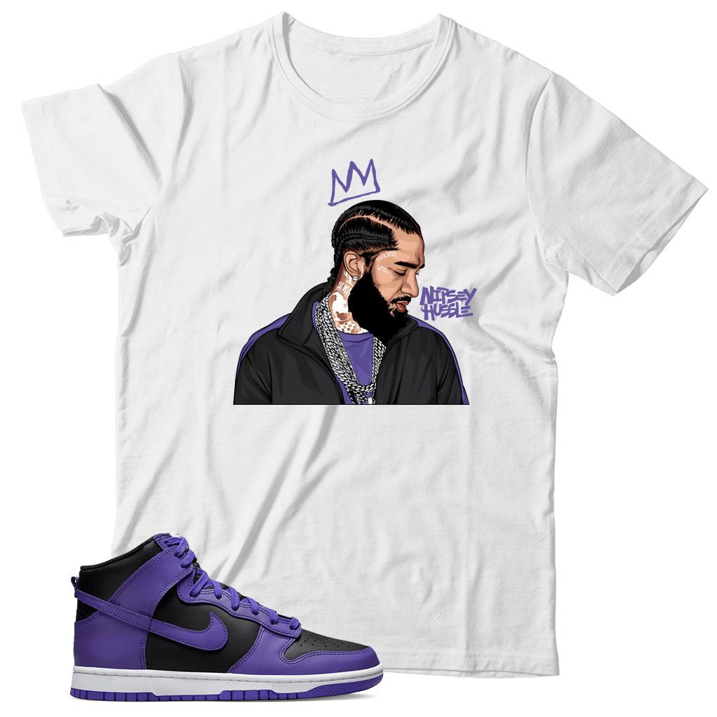 shirt match Dunk High Psychic Purple