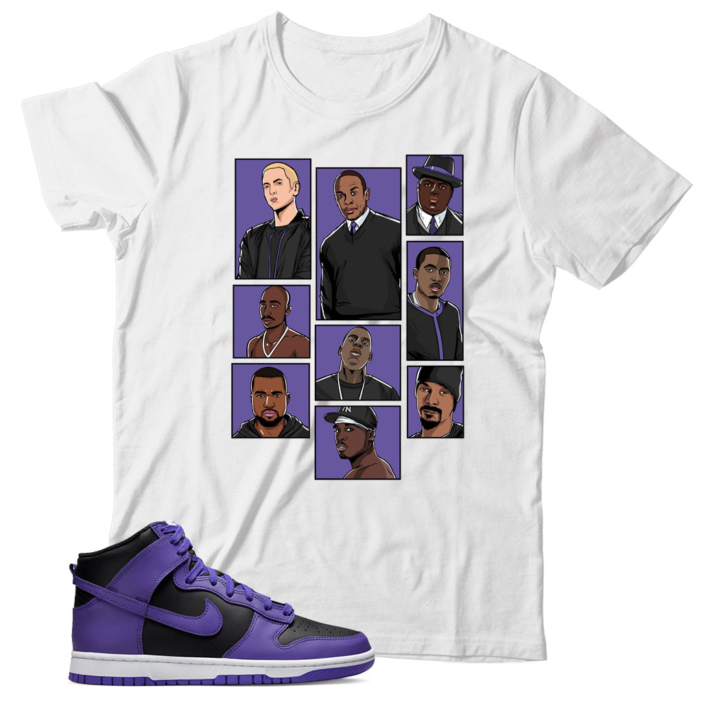 Dunk High Psychic Purple shirt