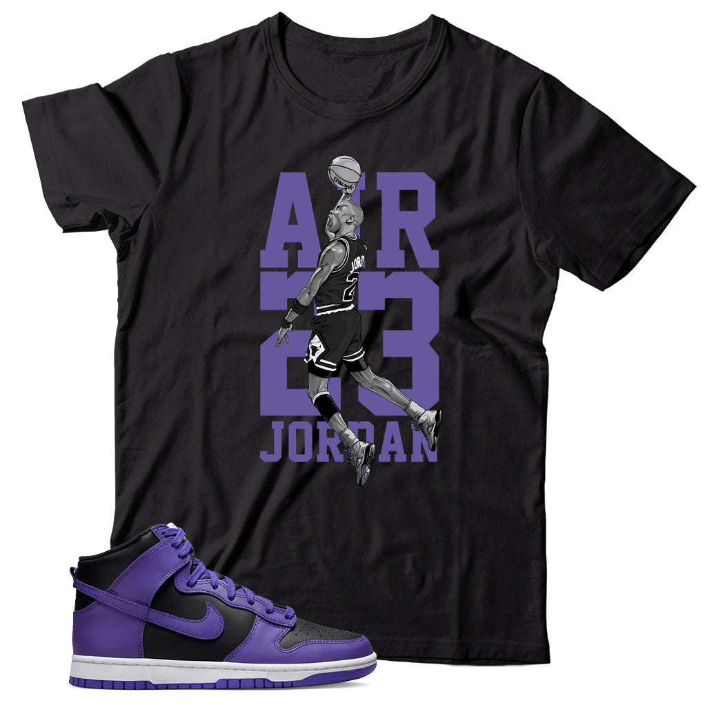 Dunk High Psychic Purple shirt